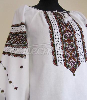 Женская вышиванка "Яркая низь" купить Киев 