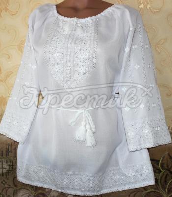 Женская вышиванка "пломбир" фото