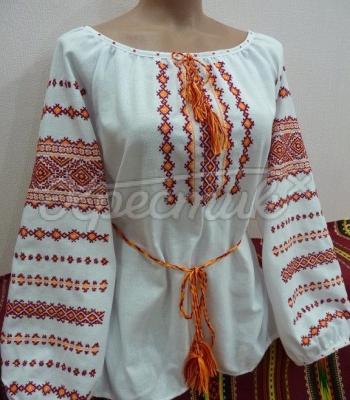 Женская вышиванка "Оранжерейная"