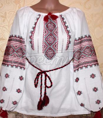 Женская вышиванка " Бордо" купить