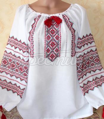 Женская вышиванка "Красное вино" купить