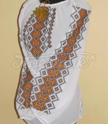 Вышитая блузка Осенний перезвон фото