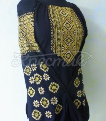 Женская вышиванка "Золото" фото