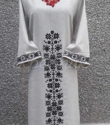 Женское платье вышиванка "Цветочная фантазия " фото