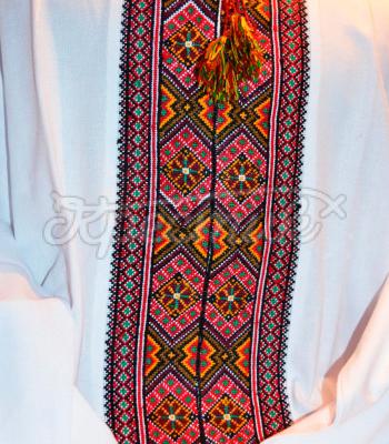 Мужская вышиванка "Пламя" фото