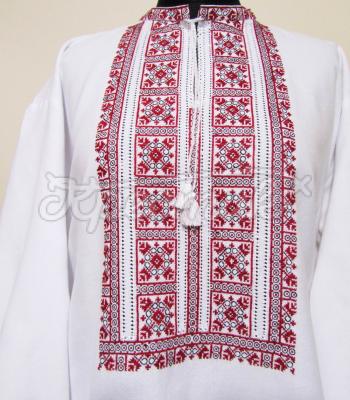 Купить мужскую вышиванку на домотканном полотне
