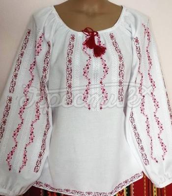 Белая женская вышиванка "Амели" фото