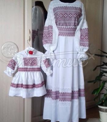 Парные вышиванки  "Мамины глаза" фото