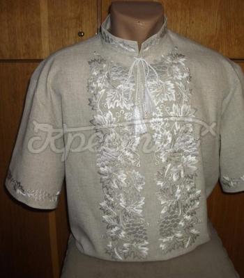 Мужская вышиванка "Колос" фото