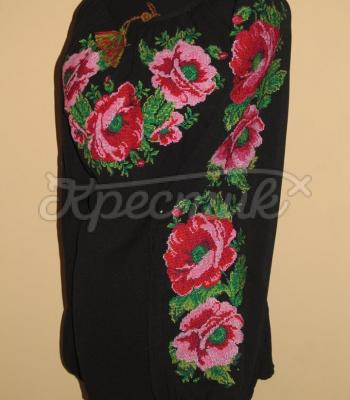 Женская вышиванка "Маки" купить