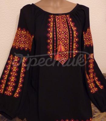 Купить женскую вышиванку на шифоне