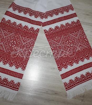 Вышитый свадебный рушник ручной работы купить