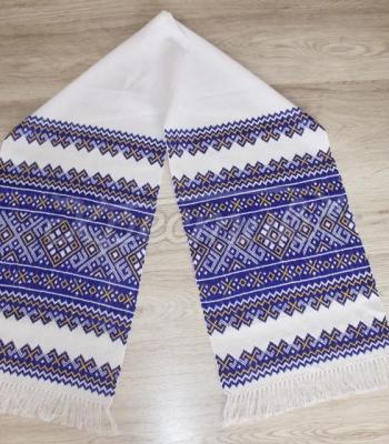 Вышитый свадебный рушник ручной работы купить