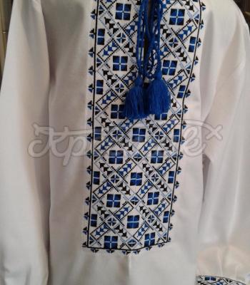 Мужская вышиванка " Квадраты" фото