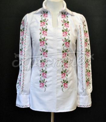 Женская вышиванка "Нежная роза" купить