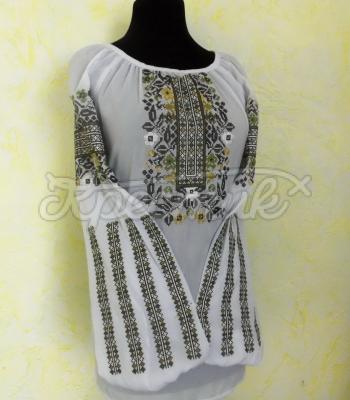 Женская вышиванка "Сокальское чудо 1" вышивка крестиком