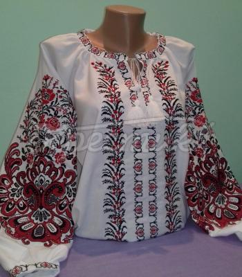 Женская вышиванка белая "Дерево рода 2" купить Киев Украина