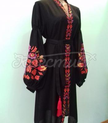 Фантастическое платье вышиванка в стиле Бохо "Кейт" фото Крестик Киев