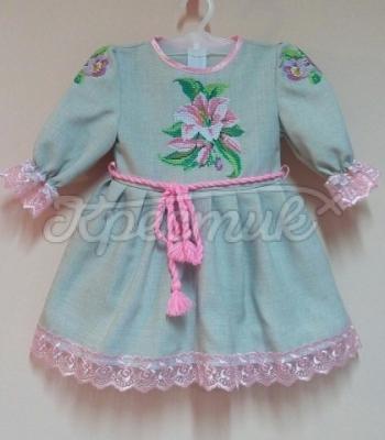 Детское нарядное платье Лилия фото