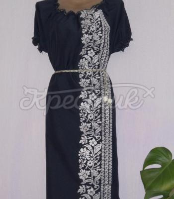 Женское вышитое платье "Идея" фото