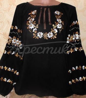 Блуза ручной работы Ожерелье из цветов фото