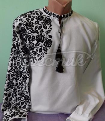 Мужская вышиванка "Сокальская ружа" фото