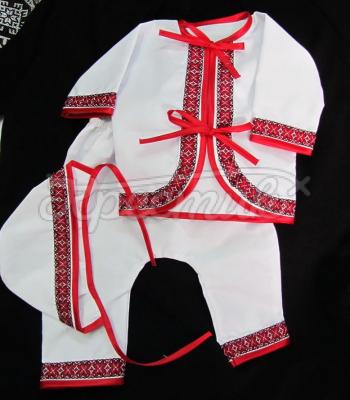 Набор для крещения ребенка с вышивкой