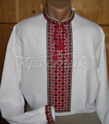 Мужская сорочка вышиванка с длинным рукавом