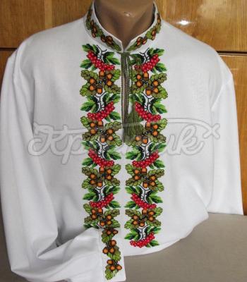 Мужская вышиванка украинская ручной работы