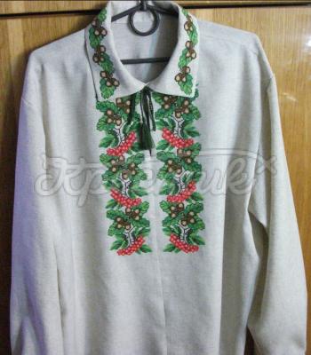 Мужская вышиванка ручной работы украинская