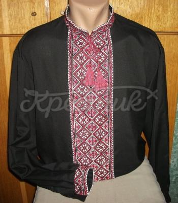 Вышитая мужская сорочка ручной работы купить в интернете