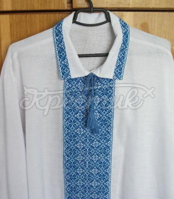 Мужская вышиванка "Звездное поле" ручной работы купить Киев