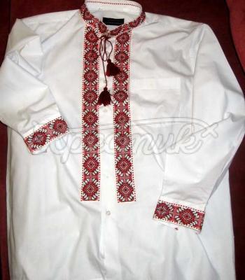Вышитая мужская сорочка 
