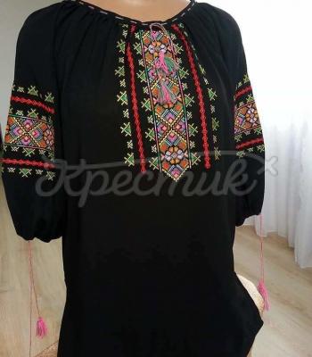 Женская вышиванка "Магия черного" купить