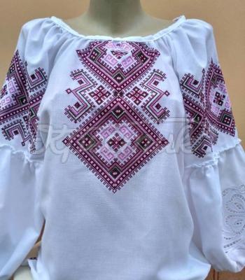Женская вышиванка с геометрическим орнаментом "Майя" купить