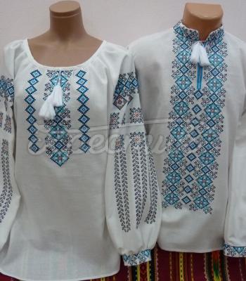 Парные вышиванки "Ромбы изобилия" фото