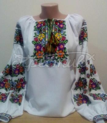 Женская вышиванка "Букет полевых цветов" купить