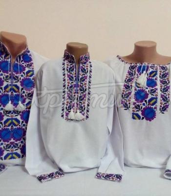 Парные вышиванки "Крокусы" купить