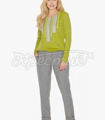 Женский яркий свитшот  из стеганого трикотажа фото