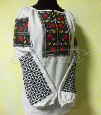 Борщевская вышиванка "Красные розочки " фото