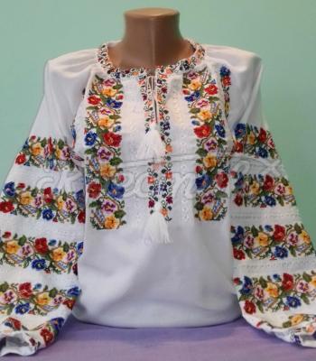 Женская вышиванка "Цветочная радость" фото Крестик Киев