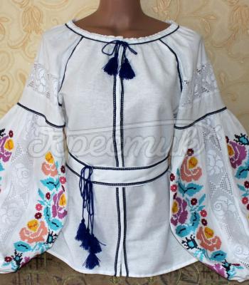 Современная борщевская вышиванка "Ружа" фото